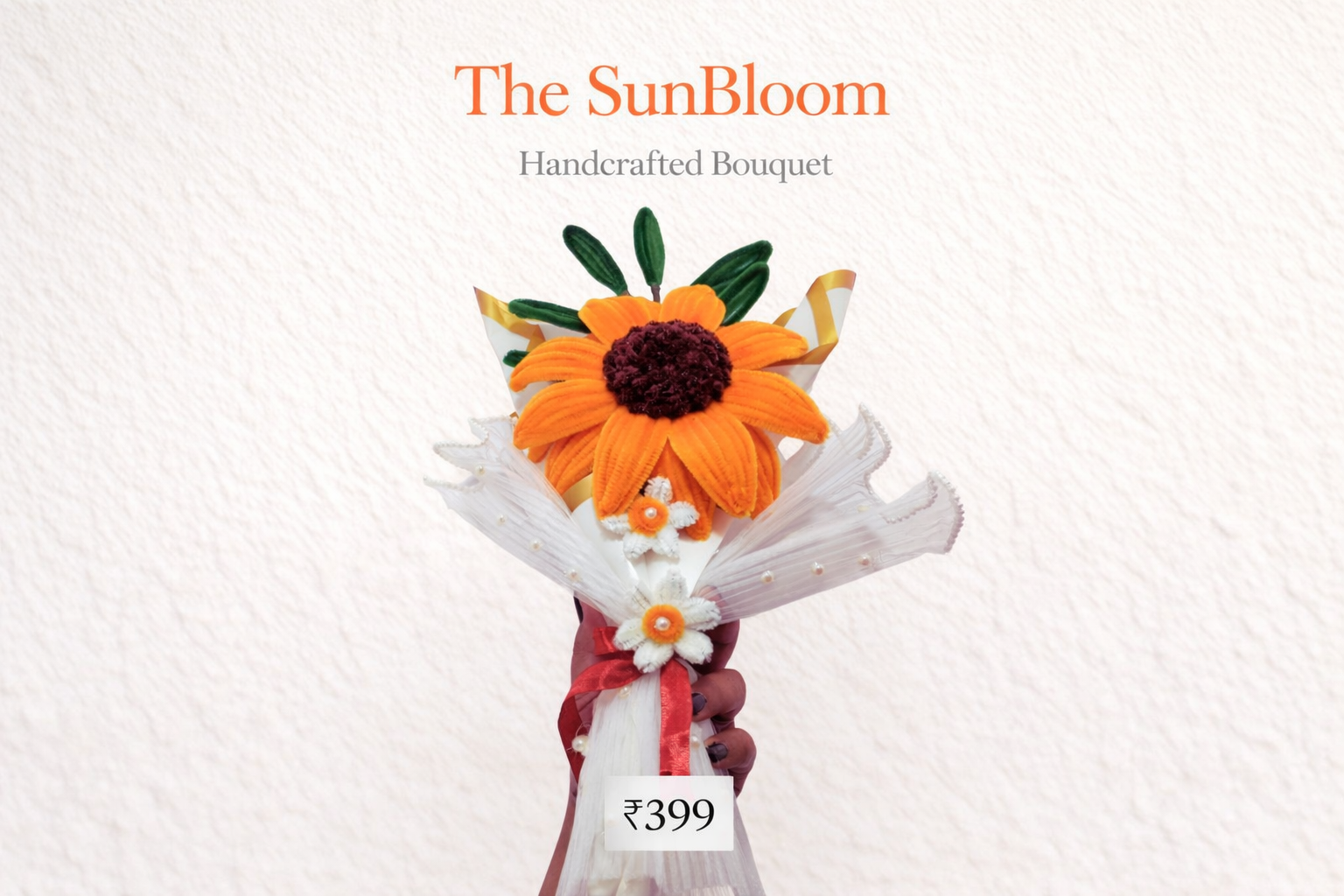 The Sunbloom – Handmade Sunflower Bouquet