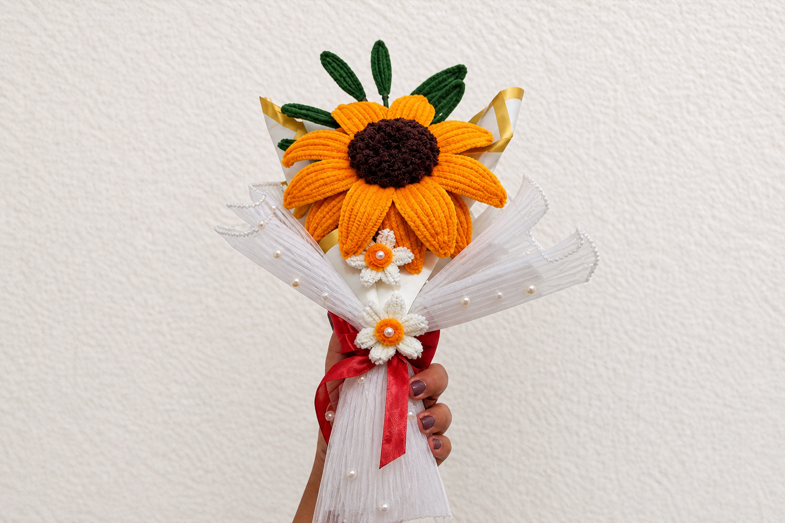 The Sunbloom – Handmade Sunflower Bouquet