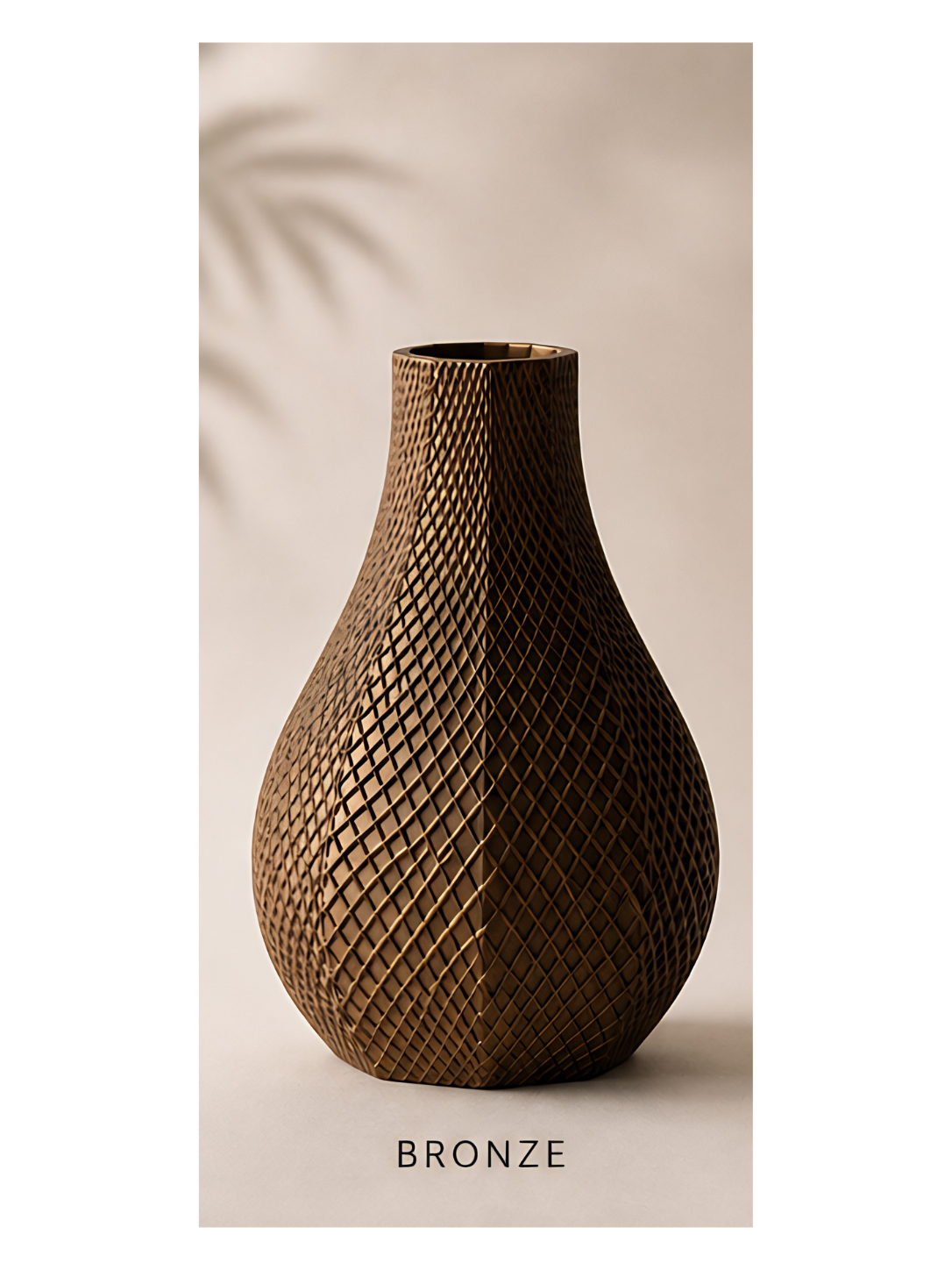 Vidhah textured Lattice Vase – Medium
