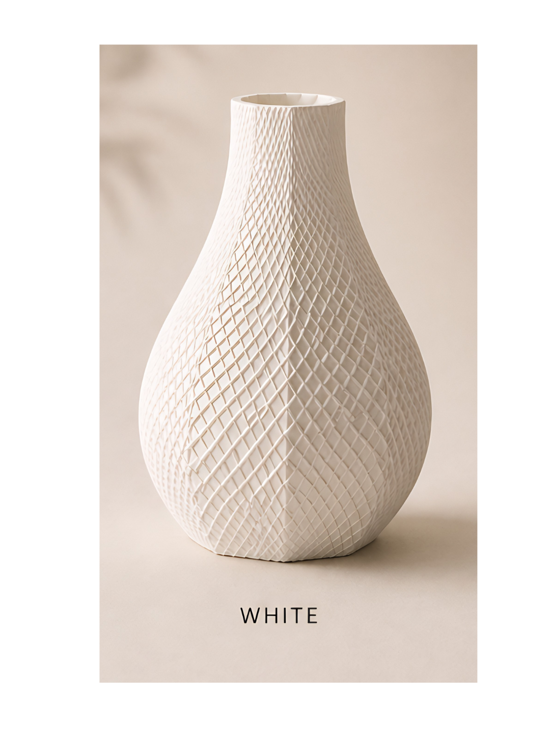 Vidhah textured Lattice Vase – Medium