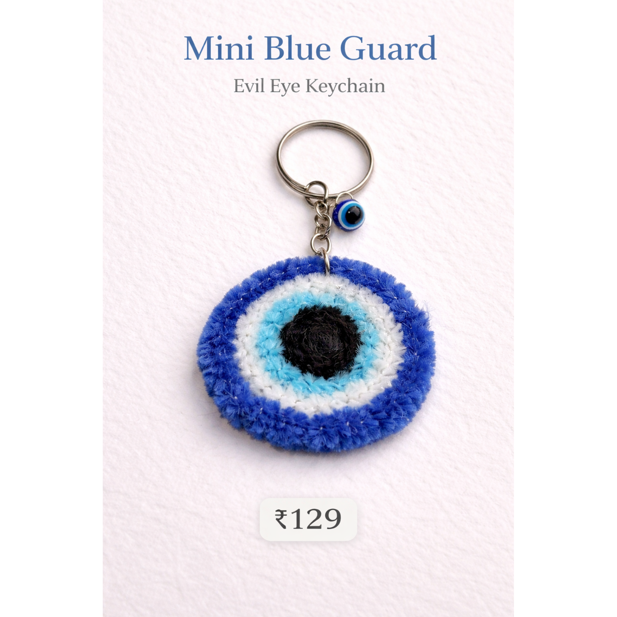 Mini Blue Guard - Evil Eye Keychain